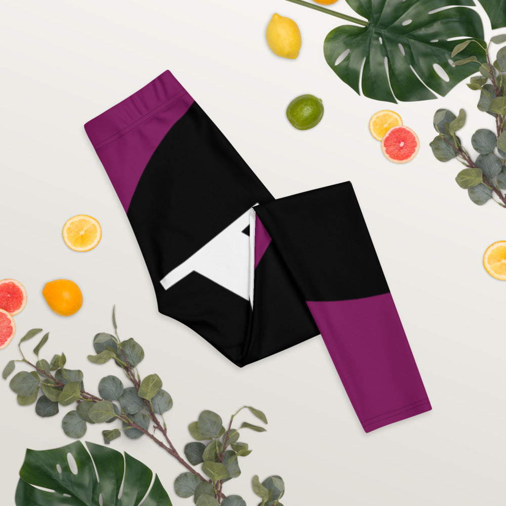 Paris London Italy Purple Leggings