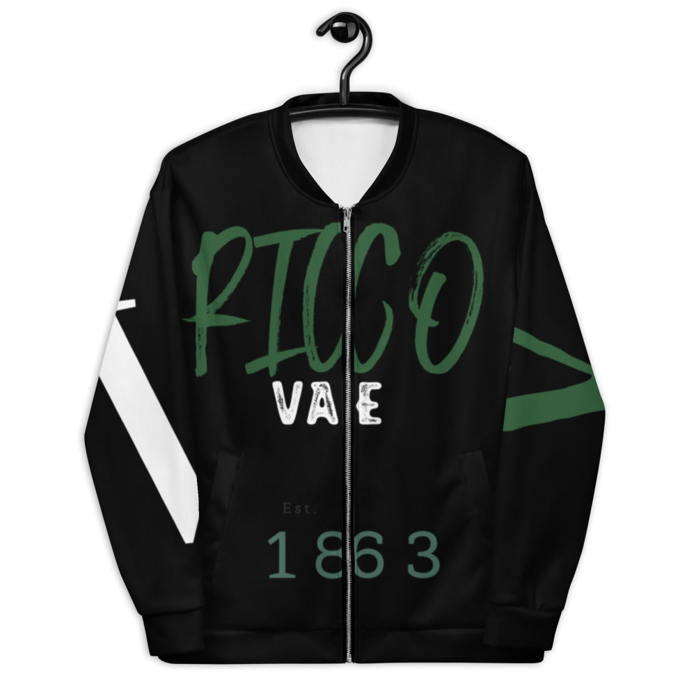 RICCOVANE GREEN BLK BOMBER