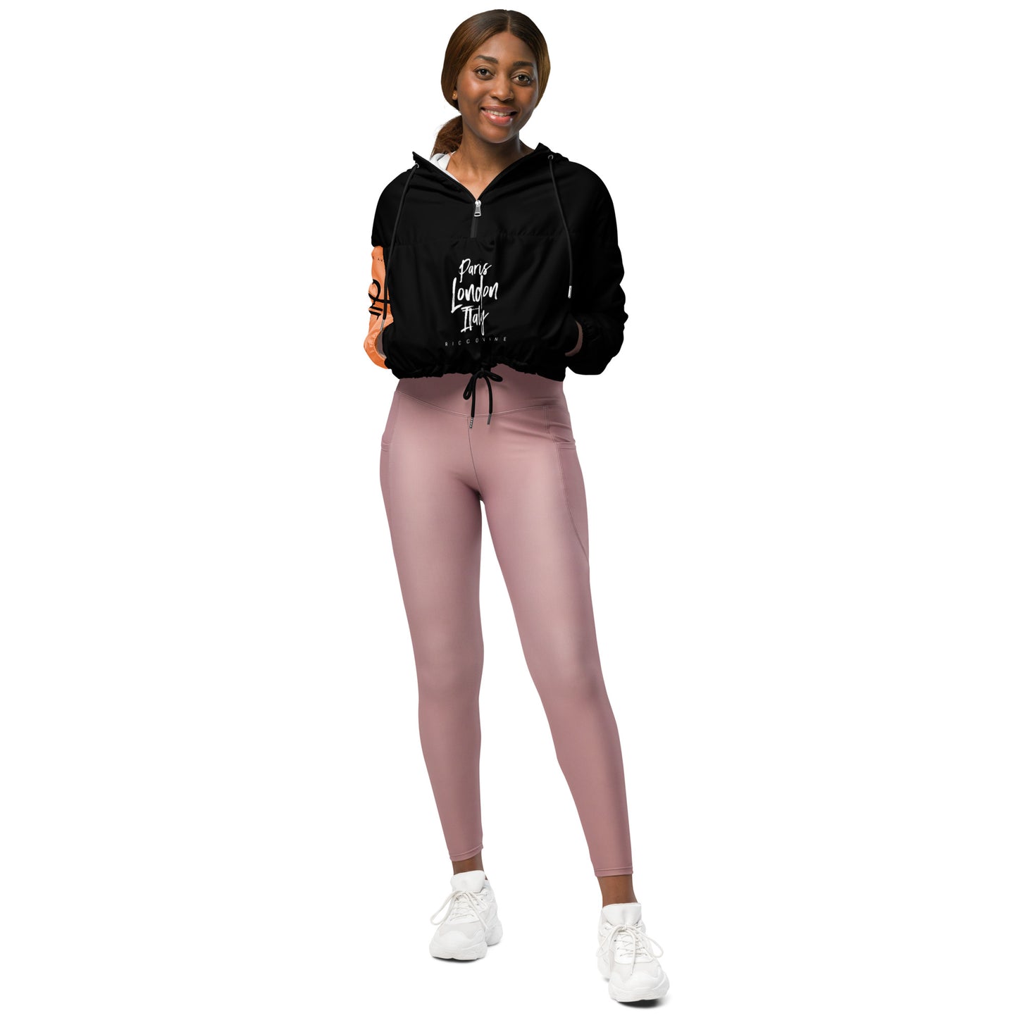 Women’s cropped windbreaker 2023 Paris London ITaly