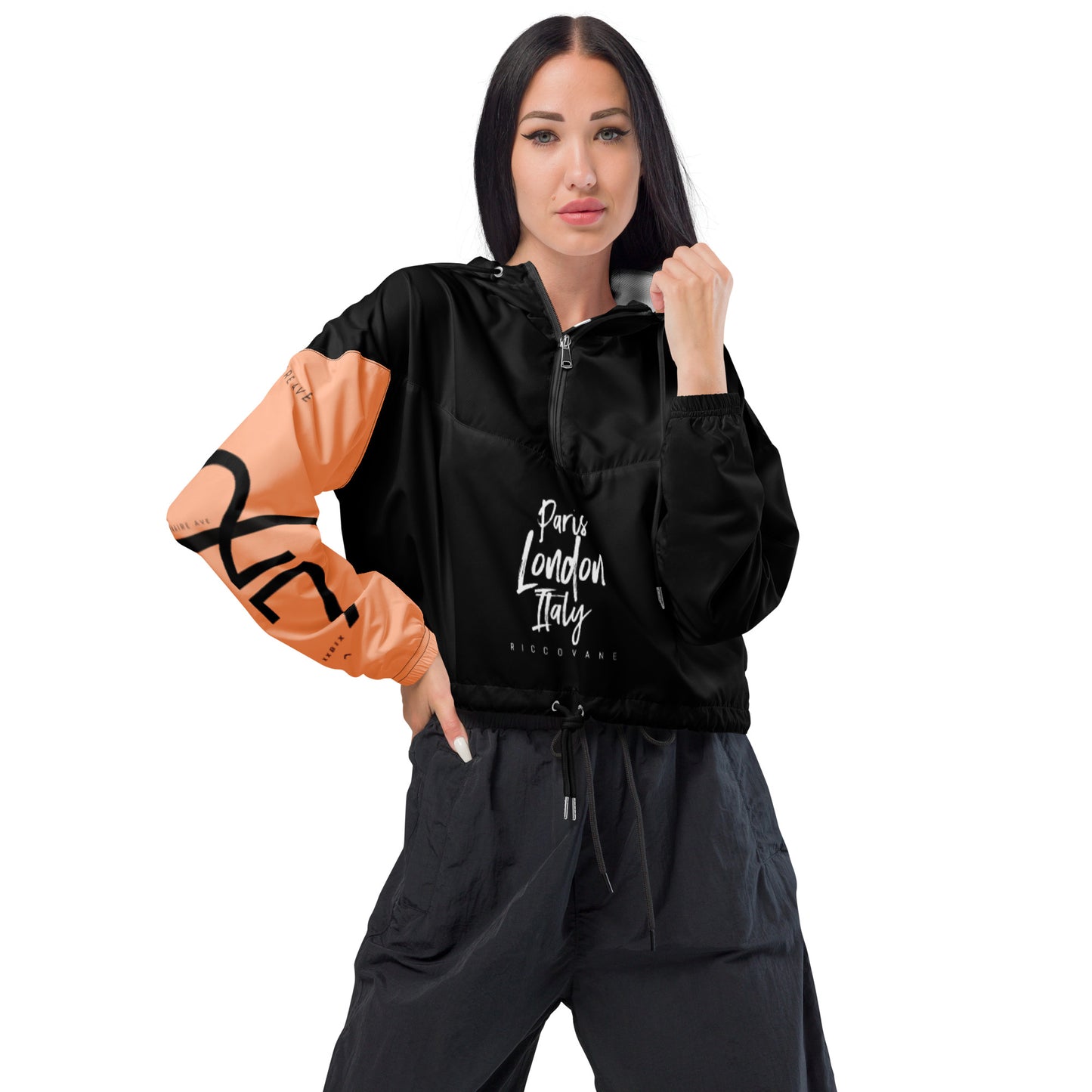 Women’s cropped windbreaker 2023 Paris London ITaly