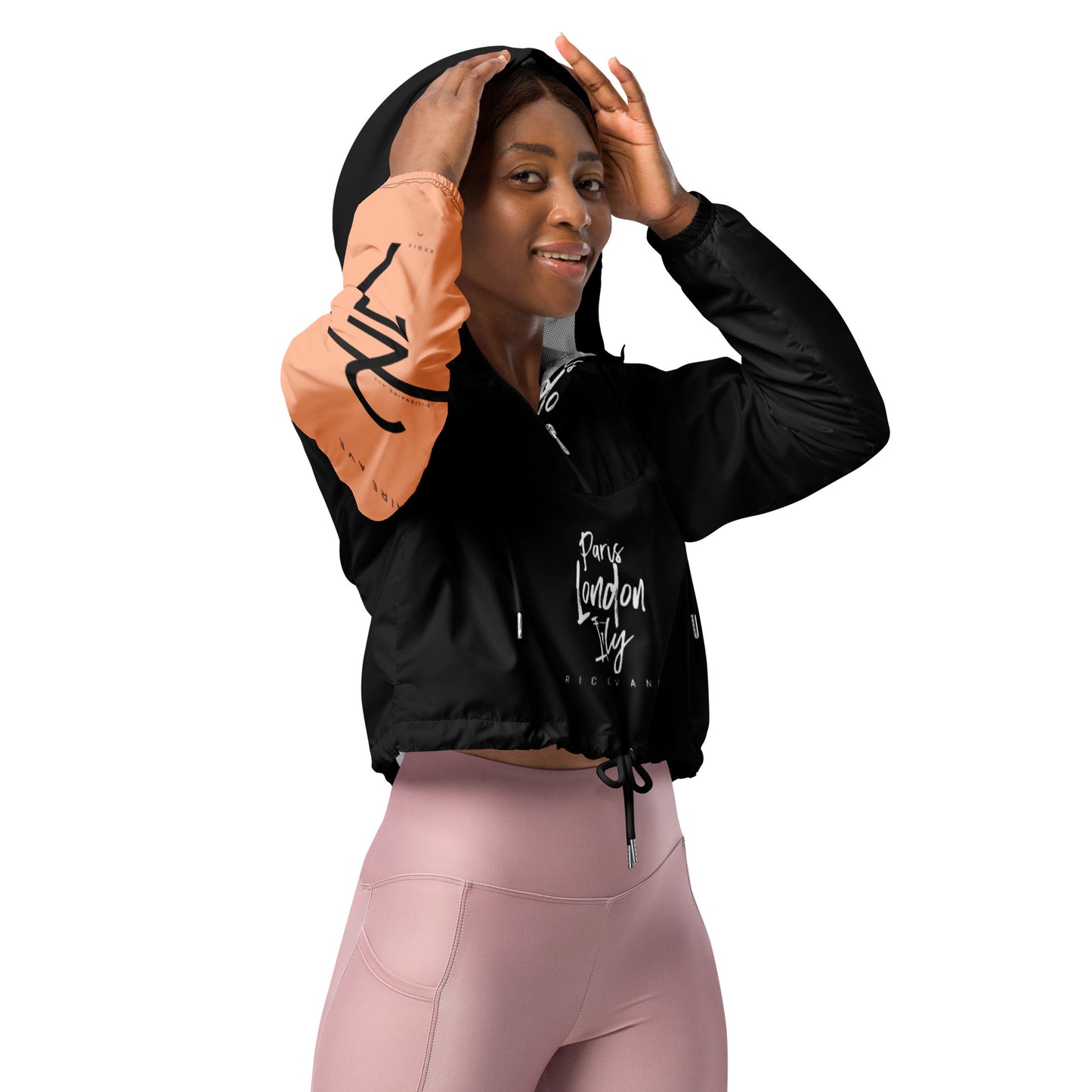 Women’s cropped windbreaker 2023 Paris London ITaly