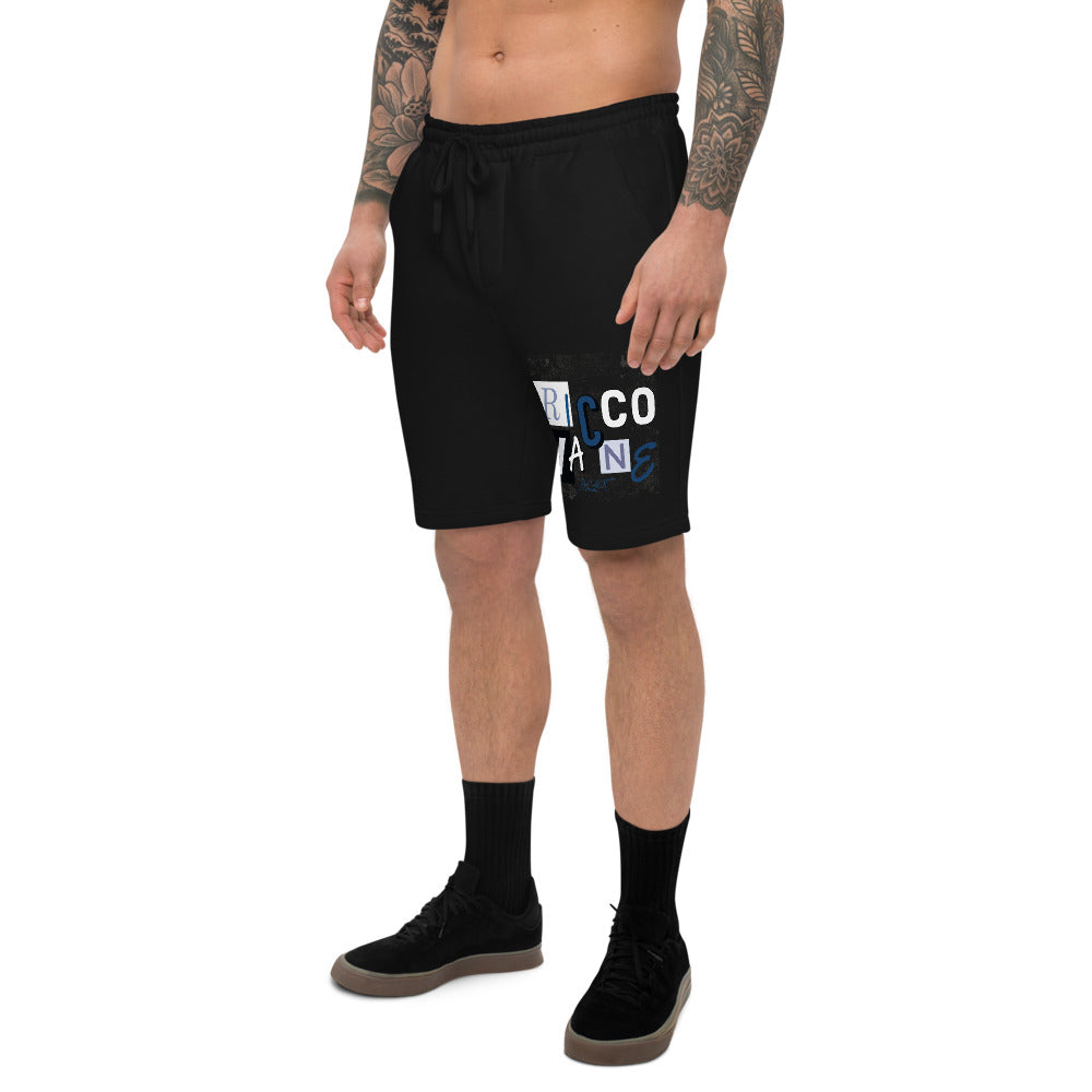 Men's fleece shorts Scatter Blue