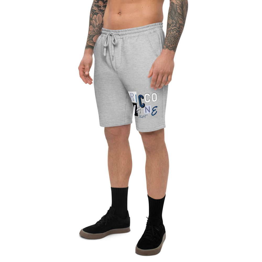 Men's fleece shorts Scatter Blue