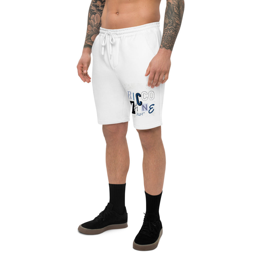 Men's fleece shorts Scatter Blue