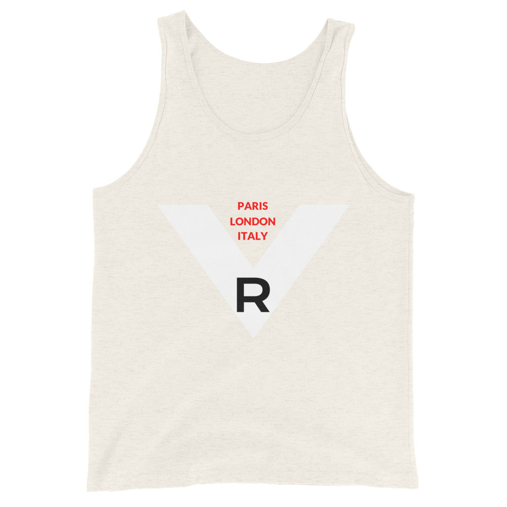 Unisex Tank Top Big V