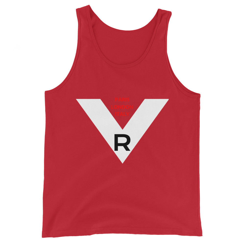 Unisex Tank Top Big V