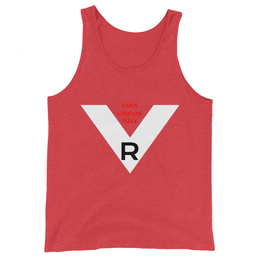 Unisex Tank Top Big V